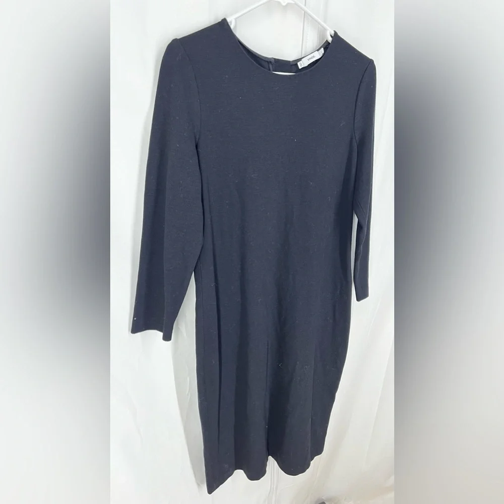 VINCE. Black Sheath Dress L - Picture 4 of 12